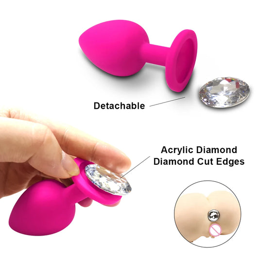 Butt plug vibrator combo